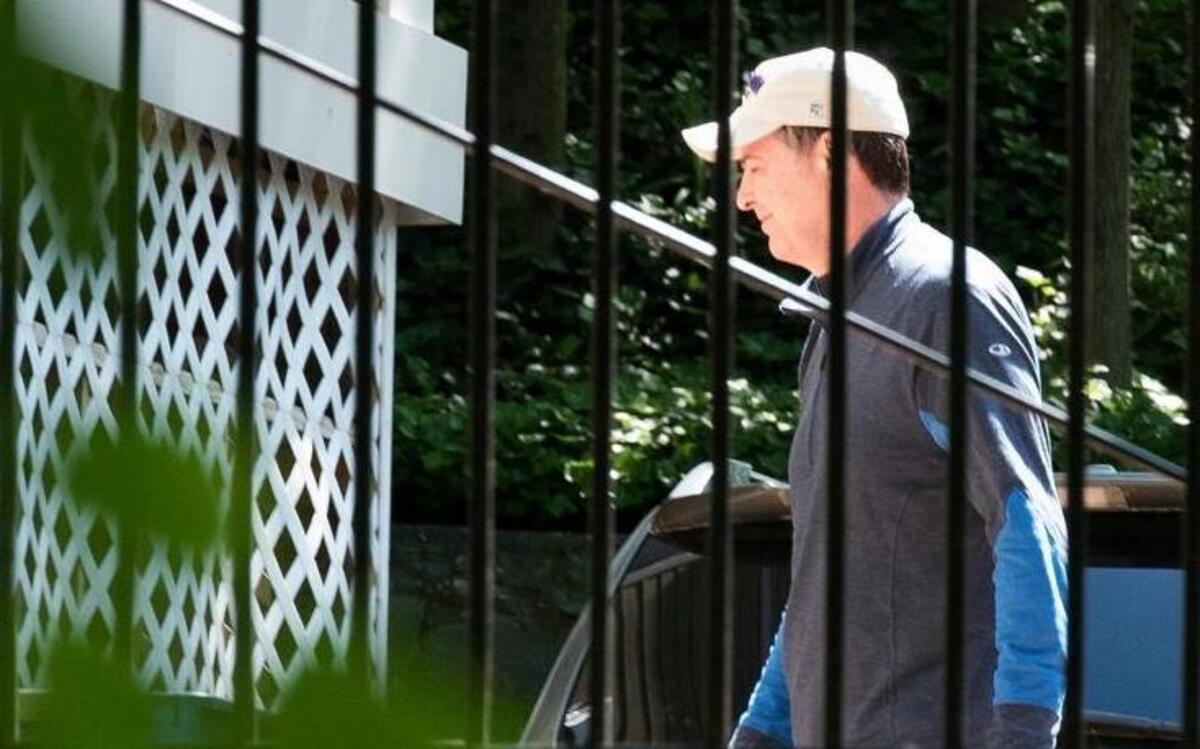 Former FBI Director James Comey at his home in McLean, Va., Wednesday, May 10, 2017. President Donald Trump fired Comey on Tuesday, ousting the nation’s top law enforcement official in the midst of an investigation into whether Trump’s campaign had ties to Russia’s election meddling.