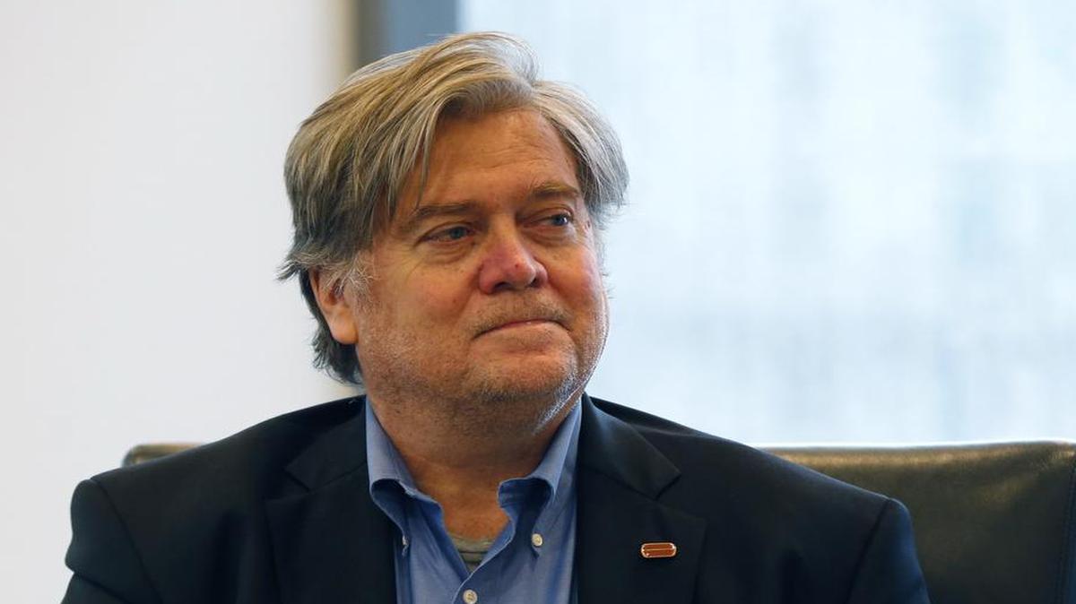 Washington state Democrats in the U.S. House called on President-elect Donald Trump Wednesday to rescind his appointment of Stephen Bannon as a chief strategic adviser due to his ties to the White Nationalist movement. Bannon is show here on Aug. 20, 2016, attending Trump’s Hispanic advisory roundtable meeting in New York.