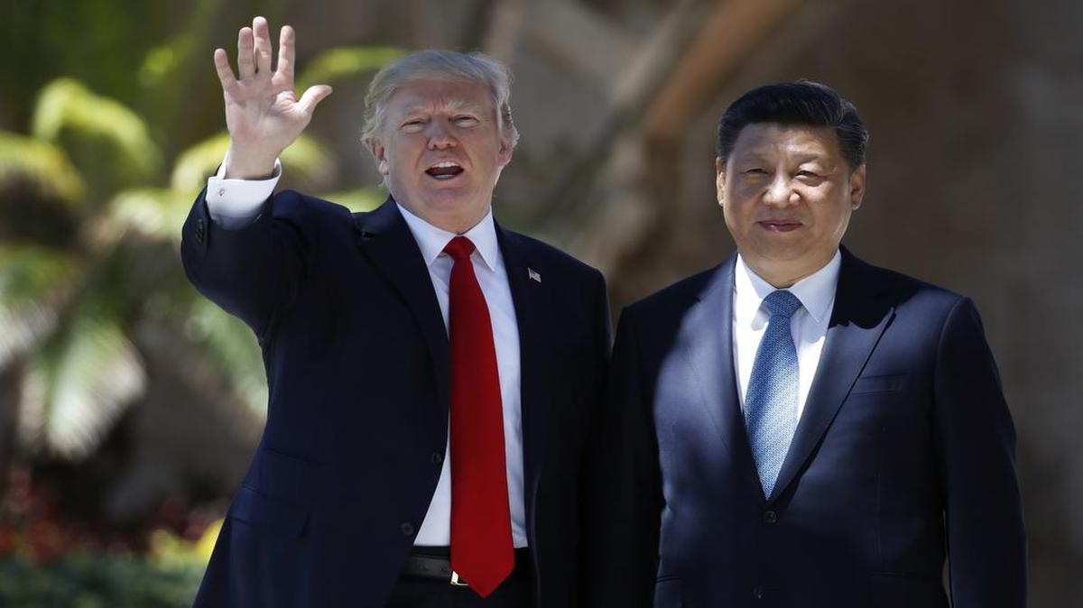 President Donald Trump and Chinese President Xi Jinping at Mar-a-Lago on Friday, April 7, 2017.