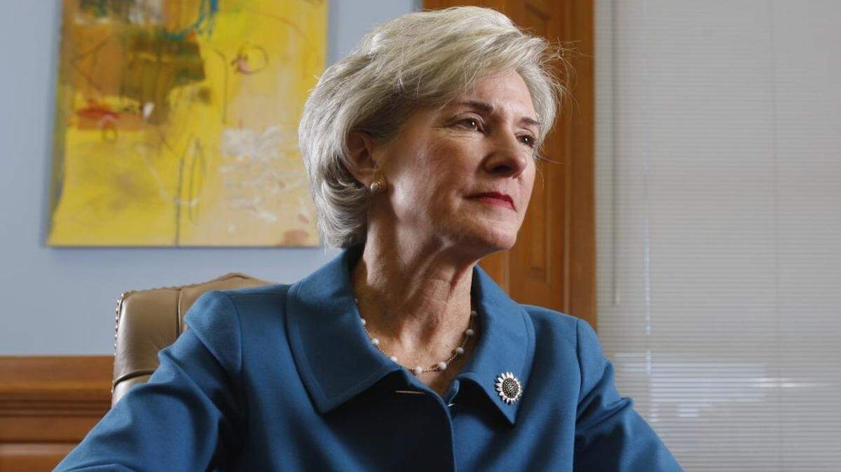 Former Kansas Gov. Kathleen Sebelius.