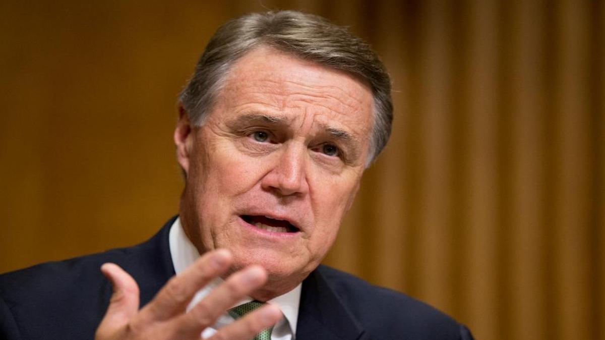Sen. David Perdue, R-Ga., recently killed the nomination of Judge Dax Lopez. Here, he speaks during a Senate hearing on U.S. policy towards Haiti before the elections, on July 15, 2015.