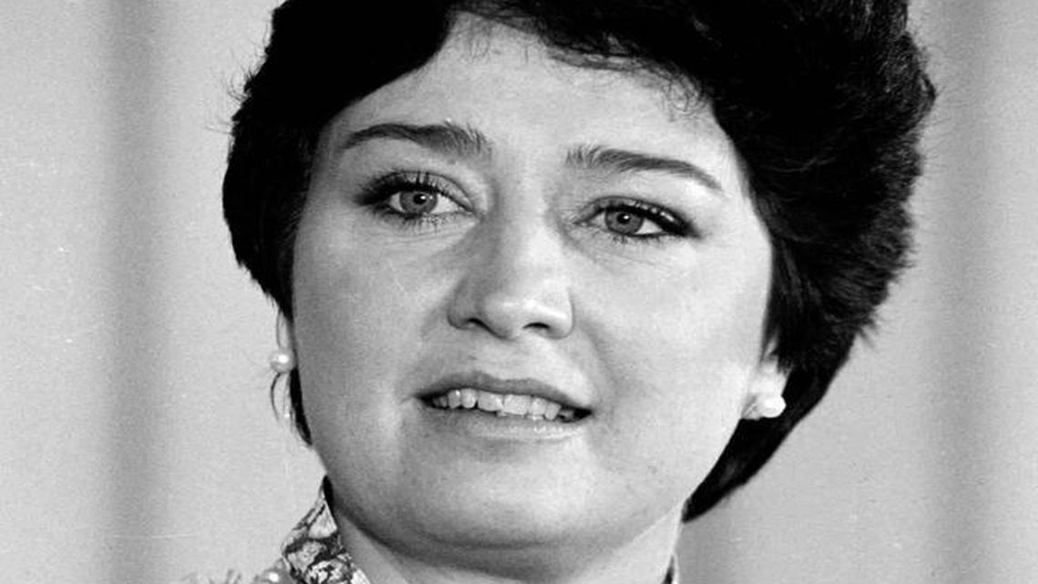 Anne McGill Gorsuch Burford, former administrator of the Environmental Protection Agency, is shown testifying on Capitol Hill on March 3, 1983, six days before resigning in a fight with Congress over toxic waste documents. Burford died of cancer in 2004.