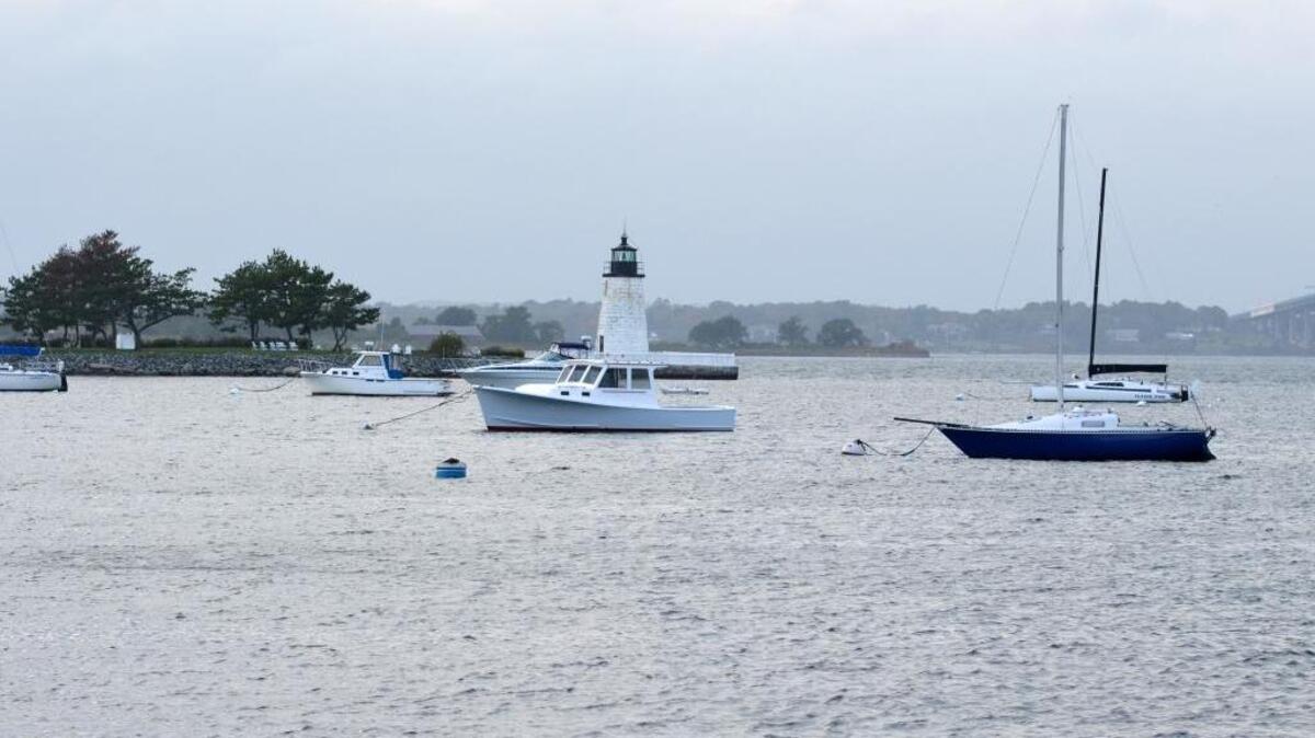 A lighthouse off Newport, R.I., as seen on Oct. 9, 2015. Residents and preservationists in Newport are concerned about the impact of climate change on sea levels in the surrounding waters. Even before the federal government came out with its climate-change plan, Rhode Island officials had a detailed plan to address it.