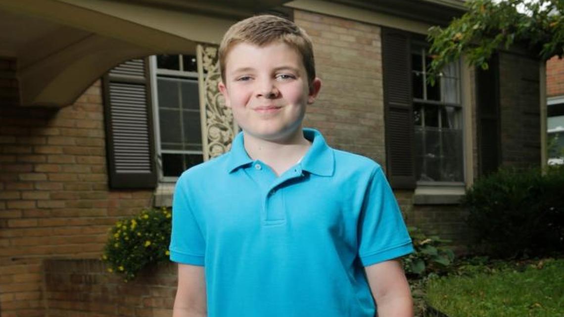 Will Bingham at his home in Lexington, Ky., on July 12, 2016. Bingham is the Kentucky winner of the 2016 Healthy Lunchtime Challenge and Kids "State Dinner" and will meet First Lady Michelle Obama on July 14, 2016.