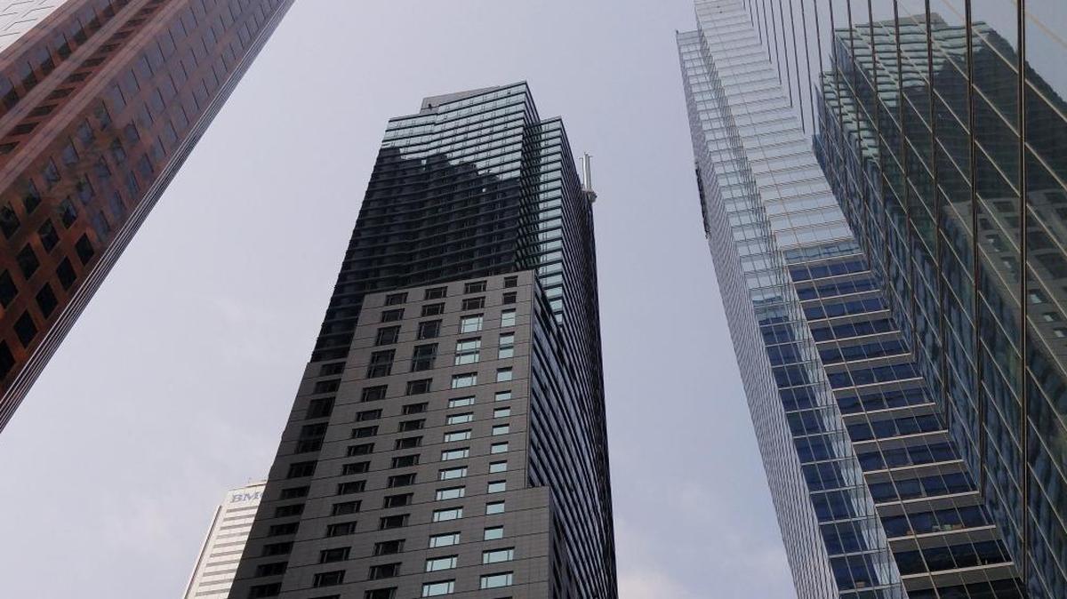 The Trump Tower in Toronto, which includes a hotel and condo involved in a lawsuit.