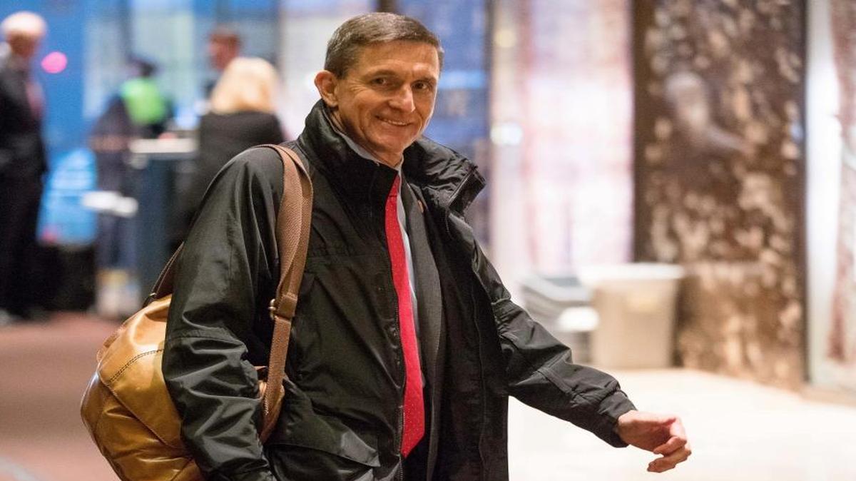 In this Jan. 3, 2017, file photo, Michael Flynn, then-nominee for national security adviser, arrives at Trump Tower in New York.