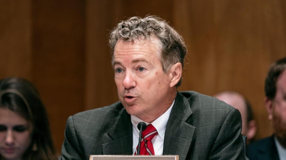 Sen. Rand Paul, R-Ky., speaks during a committee hearing on Capitol Hill in Washington, Wednesday, April 18, 2018. With stiff opposition from Democrats — and at least one Republican, Paul, also opposed — the Foreign Relations Committee may face a problem next week as it moves on the confirmation vote for Mike Pompeo to become the next secretary of state.