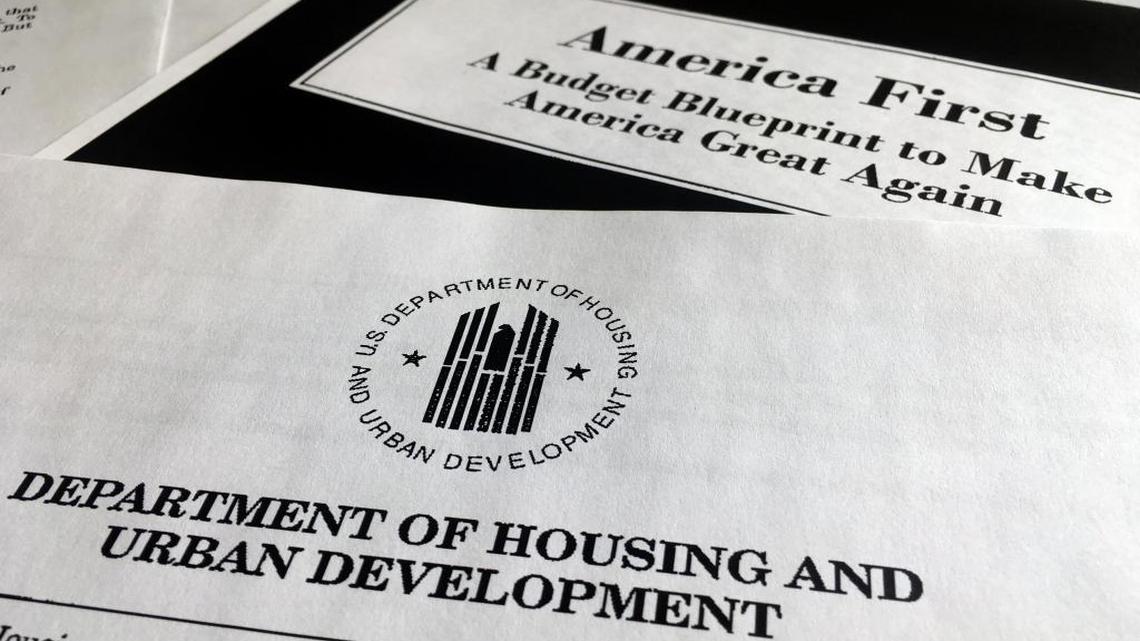 A proposed budget from President Donald Trump would increase federal defense and national security spending but slash domestic programs administered by departments that provide housing help to low-income families and the elderly.