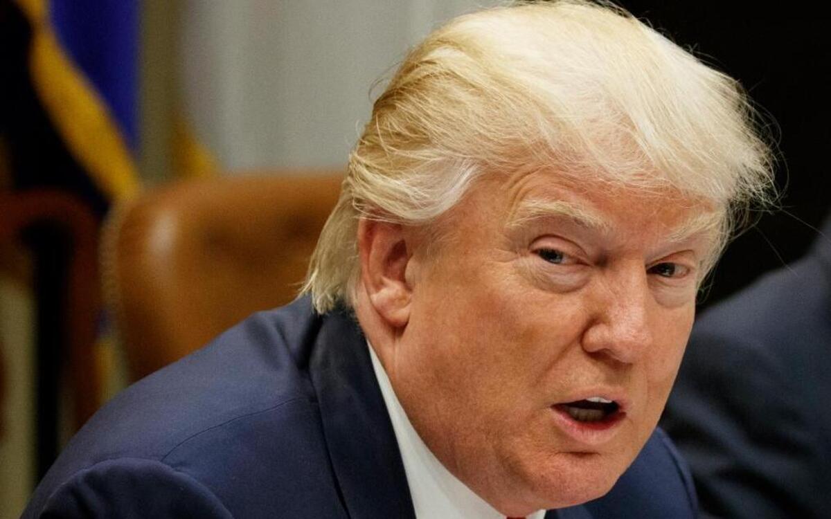 President Donald Trump speaks during a meeting on the Federal budget, Wednesday, Feb. 22, 2017, in the Roosevelt Room of the White House in Washington.
