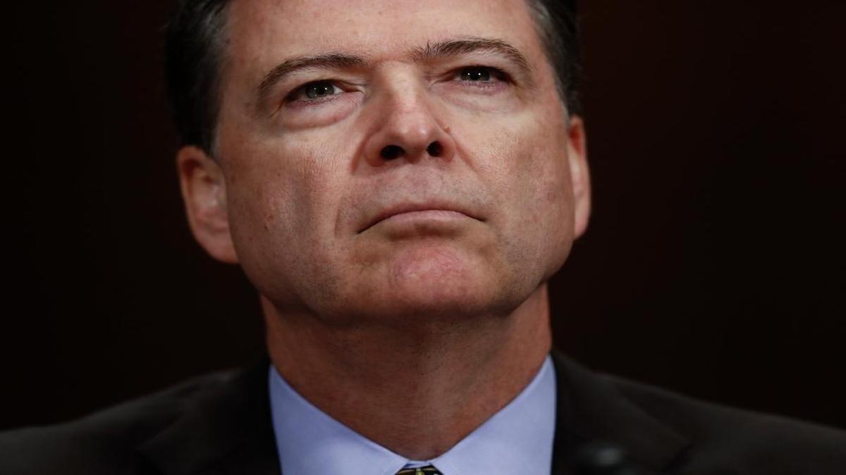 Then-FBI Director James Comey testifying before the Senate Judiciary Committee earlier in May.