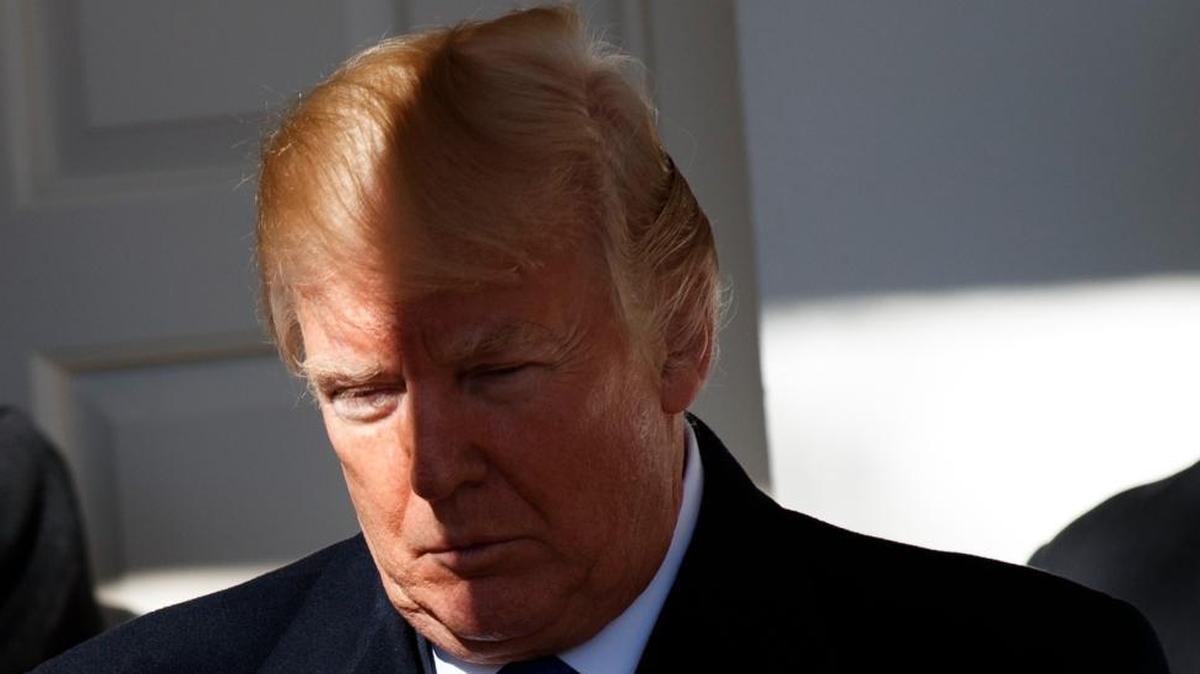 President Donald Trump speaks to the March for Life participants in the Rose Garden of the White House, Friday, Jan. 19, 2018, in Washington.
