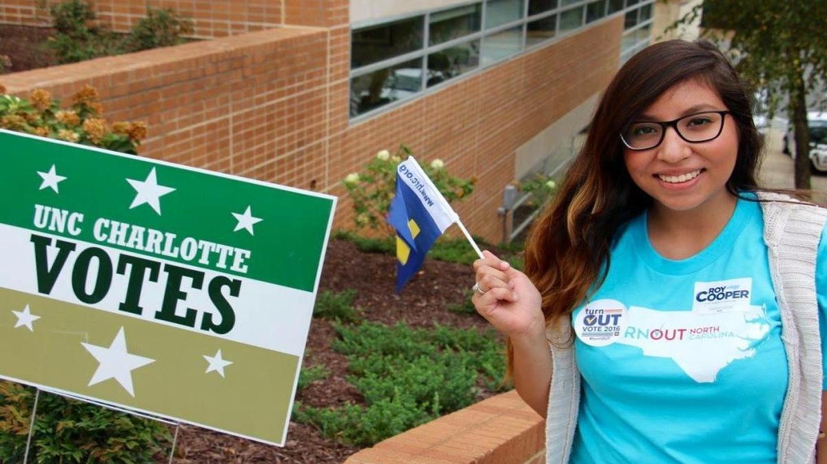 Ana Valdez, a 19-year-old sophomore at UNC-Charlotte, fears that the Trump administration will end protections for immigrant children brought here illegally by their parents.