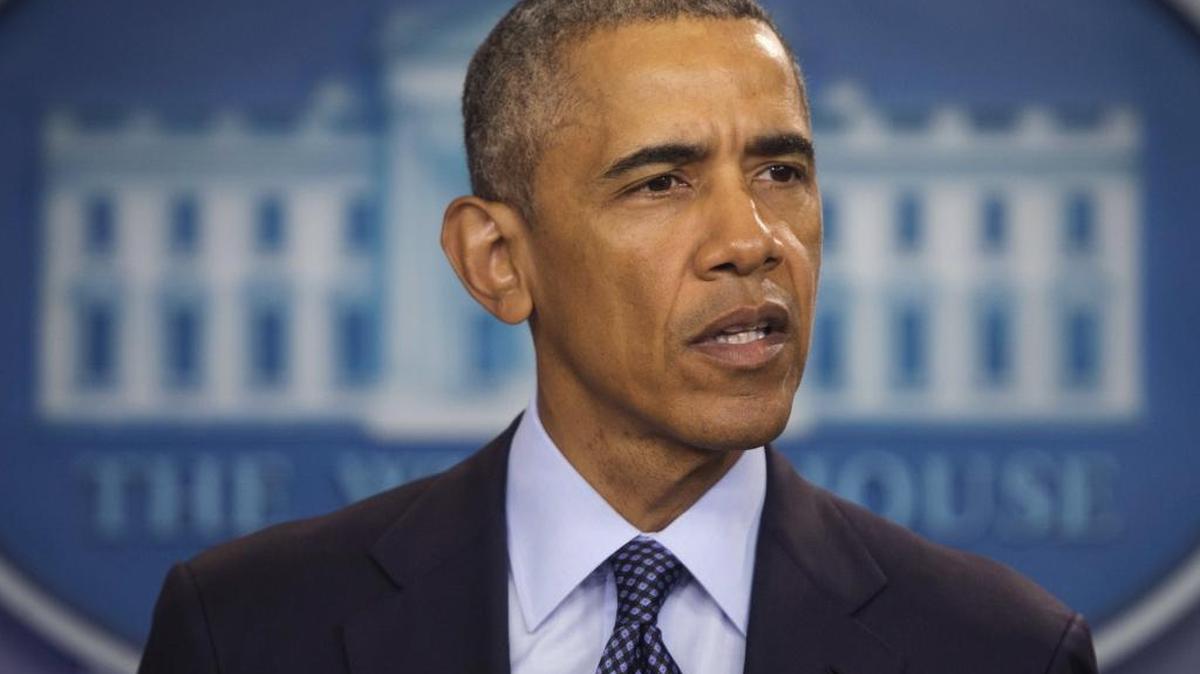President Barack Obama speaks about the massacre at a Orlando nightclub during a news conference at the White House in Washington, Sunday, June 12, 2016.