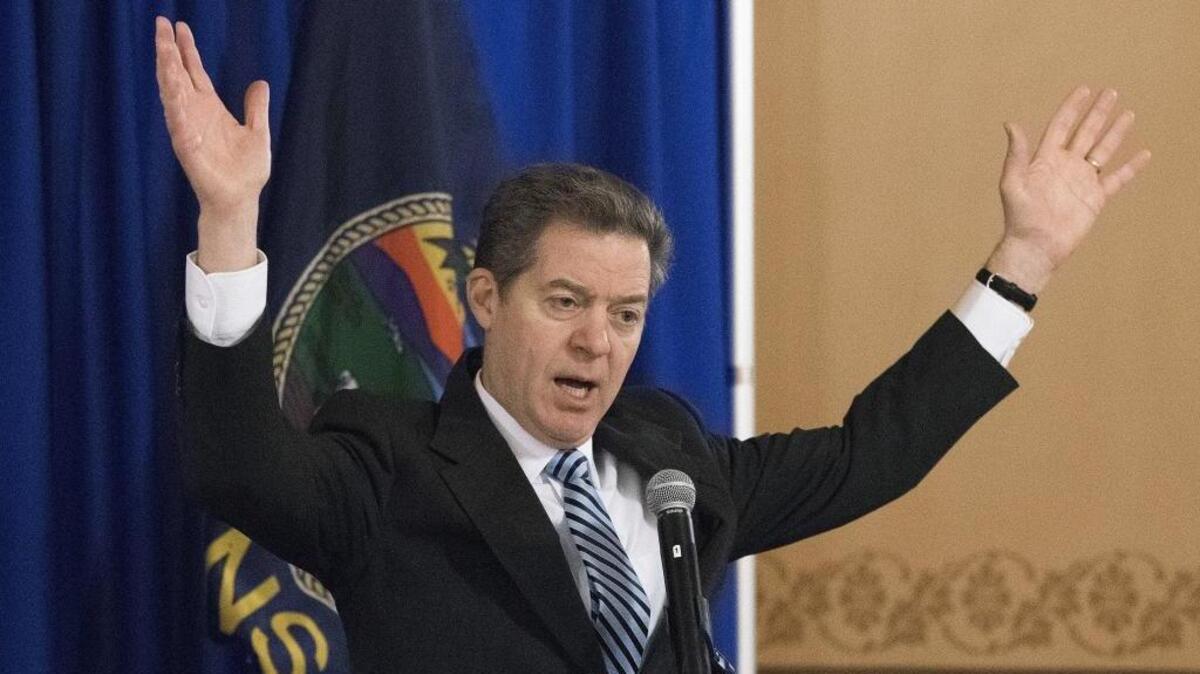 Kansas governor Sam Brownback traveled to Washington, D.C., this week to attend a conservative convention and the winter meeting of the National Governors Association.