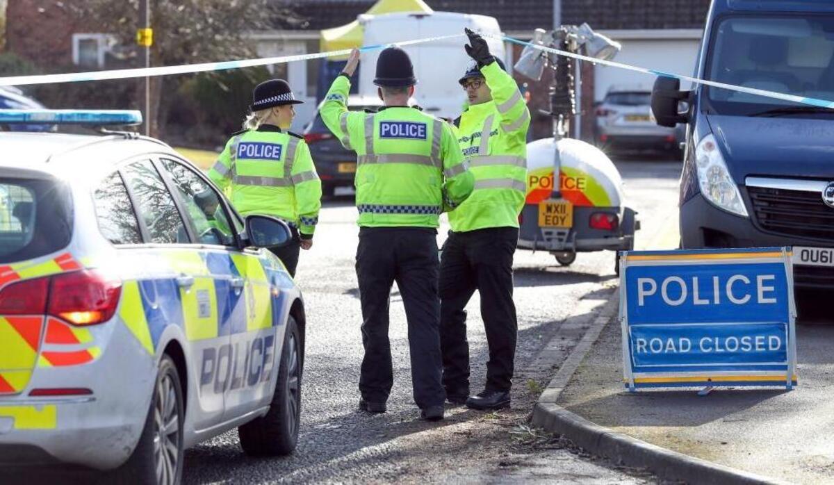 Police officers seal off a cul-de-sac in Salisbury, England, near to the home of former Russian ex-spy Sergei Skripal as a nerve agent is believed to have been used to critically injure him and his daughter Yulia. Britain's Home Secretary says the investigation into the nerve agent attack on a Russian ex-spy and his daughter is focusing on three sites â his home, a pub and a restaurant.