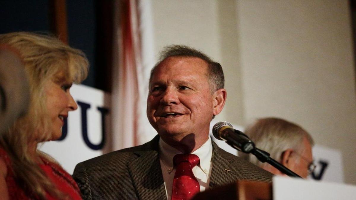 Roy Moore won last week’s Alabama Republican primary runoff and will face Democrat Doug Jones in December’s general election.