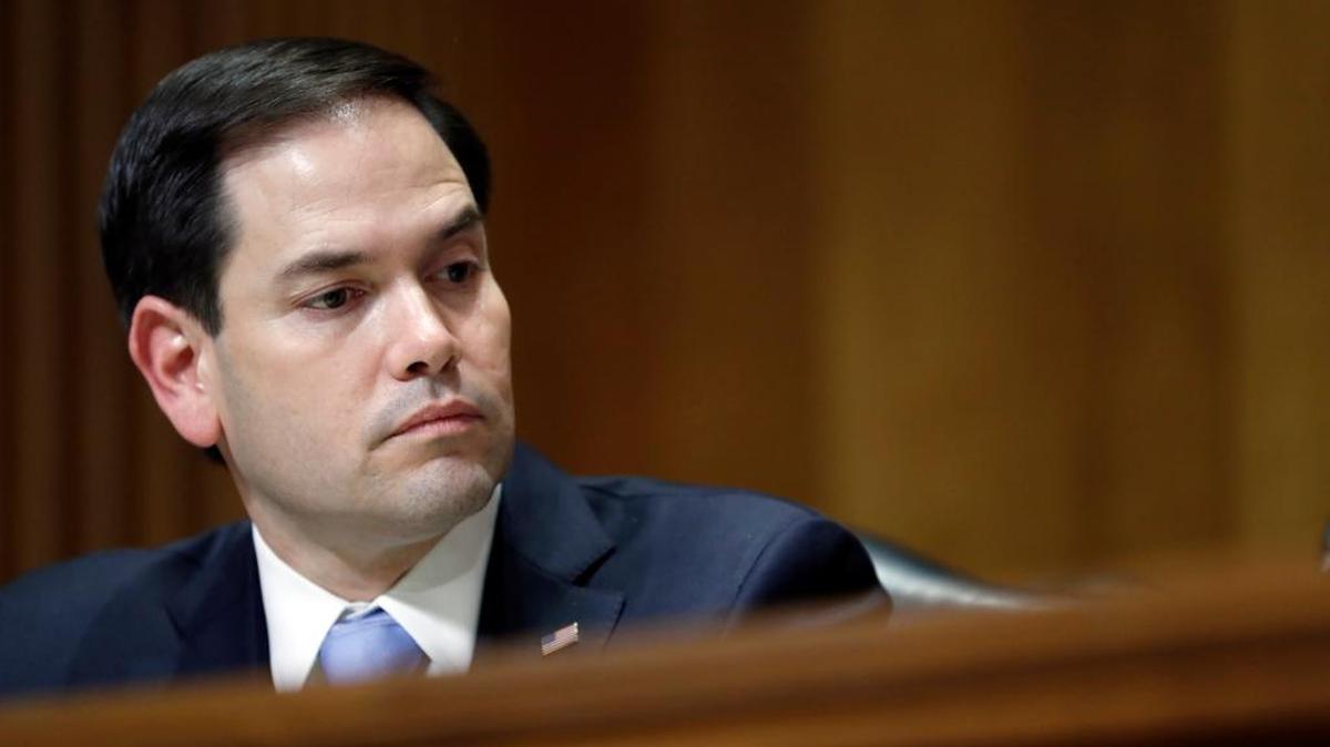 Sen. Marco Rubio, R-Fla., during a Senate Foreign Relations committee meeting.