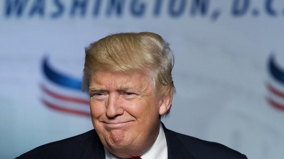Republican presidential candidate Donald Trump has clashed with the media and pulled the credentials of reporters and news organizations he says are unfair to him. (AP Photo/Cliff Owen)