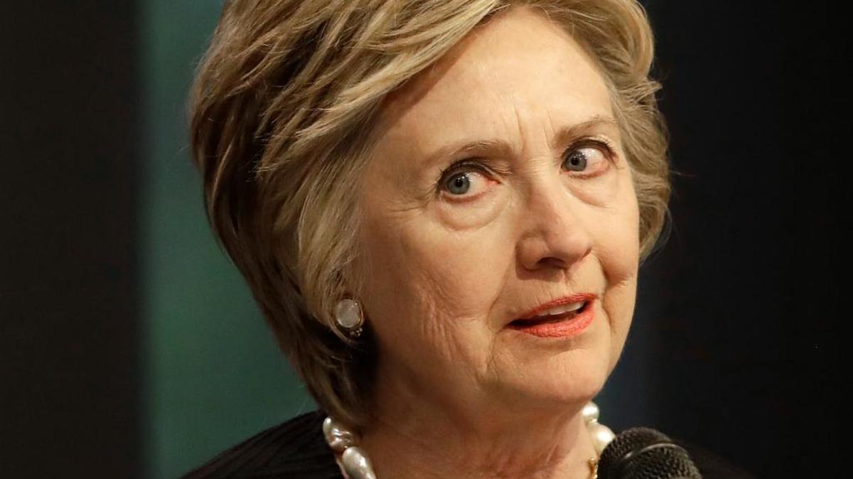 Former Secretary of State Hillary Clinton speaks at a fundraiser for the Elijah Cummings Youth Program in Israel in Baltimore, Monday, June 5, 2017.