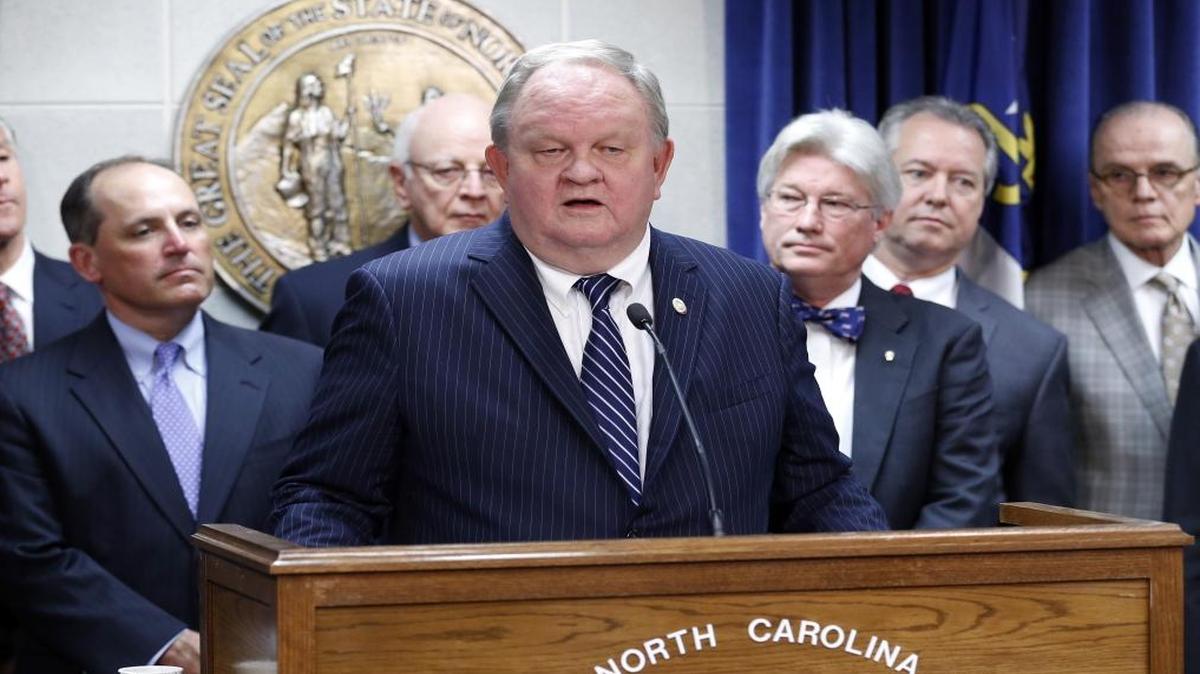 N.C. Rep. Chuck McGrady, sponsor of HB 186, defended the bill Tuesday.