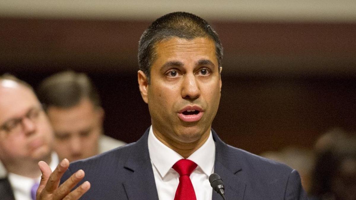 Federal Communications Commission Chairman Ajit Varadaraj Pai testifies in July in Congress. The FCC votes Nov. 16 on proposals to roll back ownership rules that were meant to support diverse voices in local media. Pai has said he wants to eliminate rules that, among other things, bar a company from owning both newspapers and TV stations in one market.