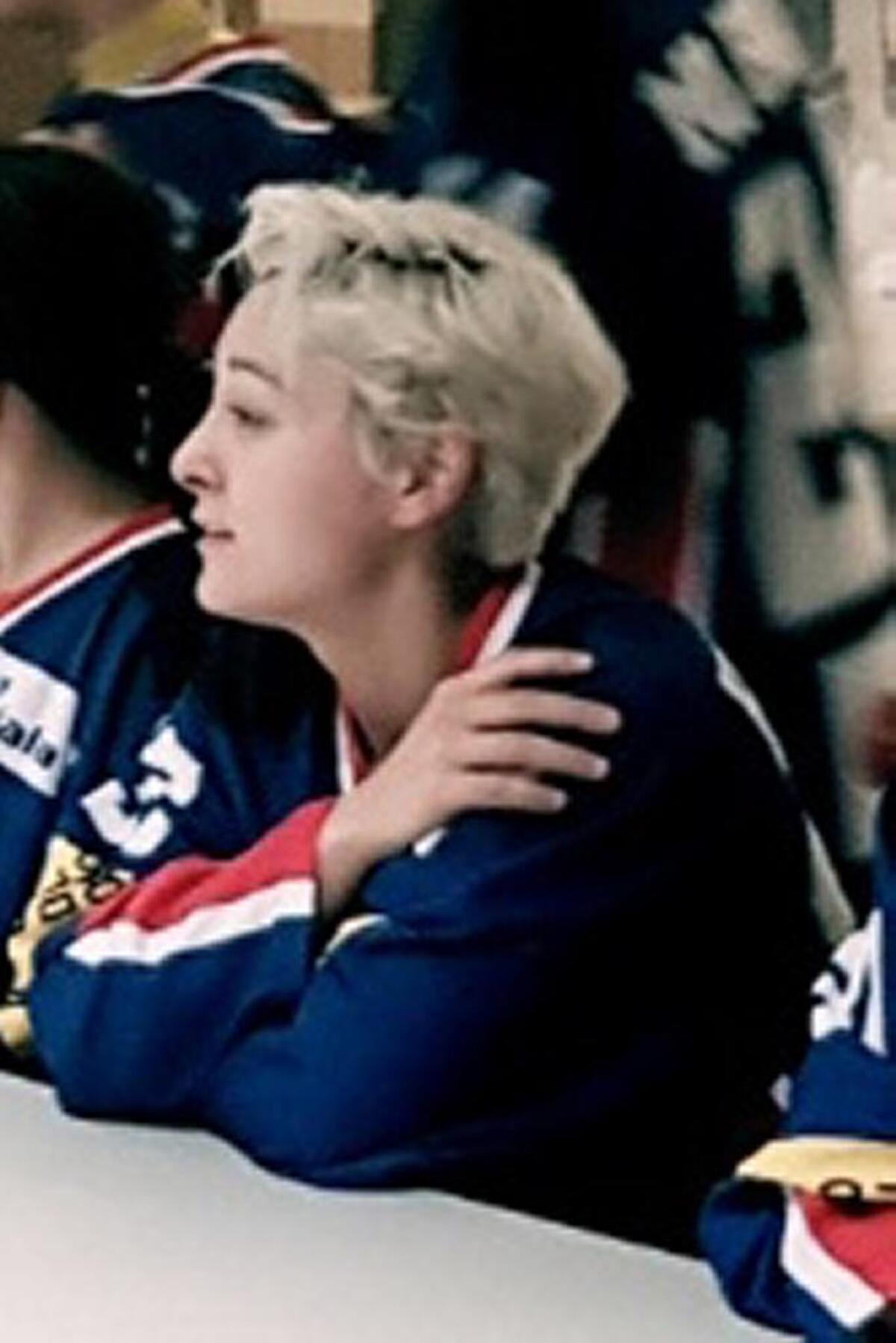 Randi Griffin of North Carolina, the daughter of a Korean mother and white father, is a forward on the unified Korean team, a squad of 23 South Korean players and 12 skaters from the North.