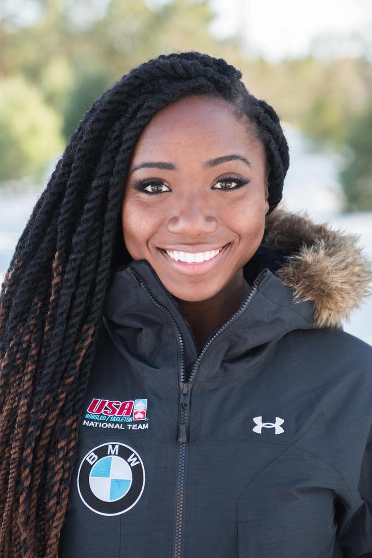 Briauna Jones of Charlotte, N.C., is a backup athlete on the women’s U.S. Olympic bobsled team at the 2018 Winter Olympics. She won’t compete unless someone on the team gets injured or sick. Still, Jones says she’s enjoying her experience in Pyeongchang.