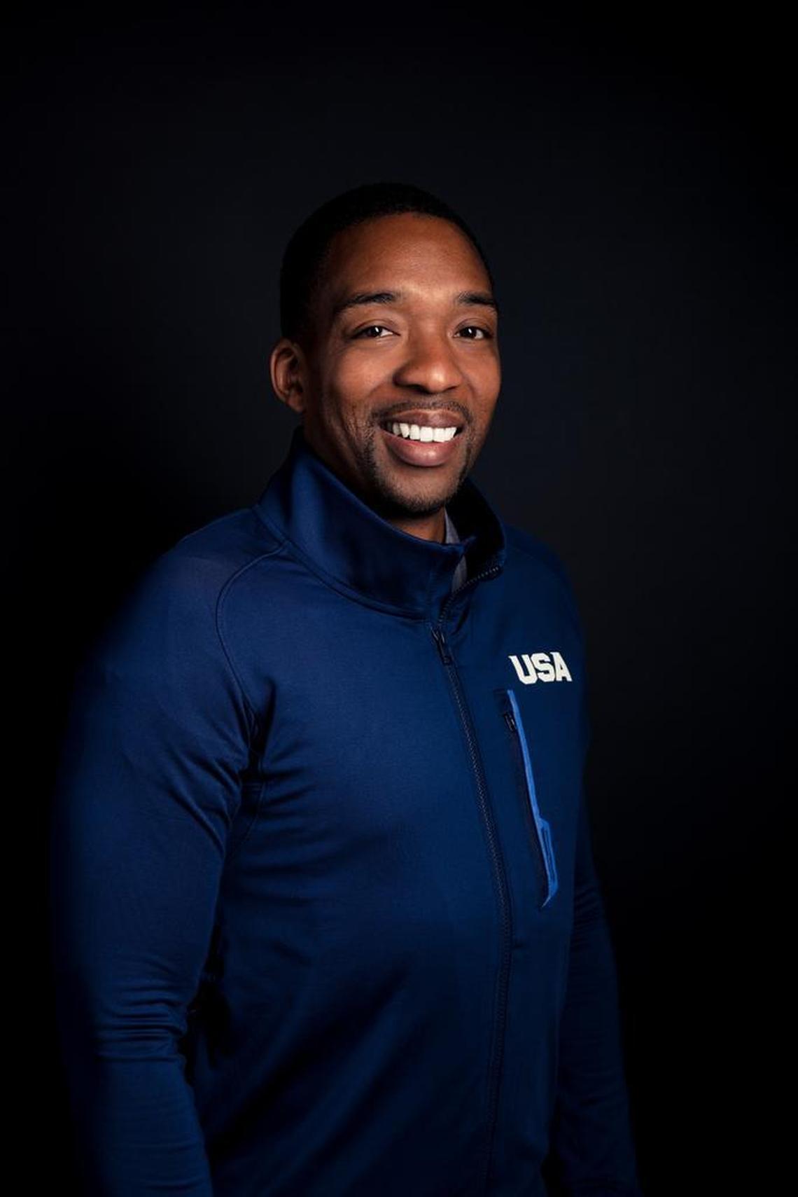 Anthony Barthell, from High Point, N.C., is coaching the U.S. Olympic short track speedskating team.