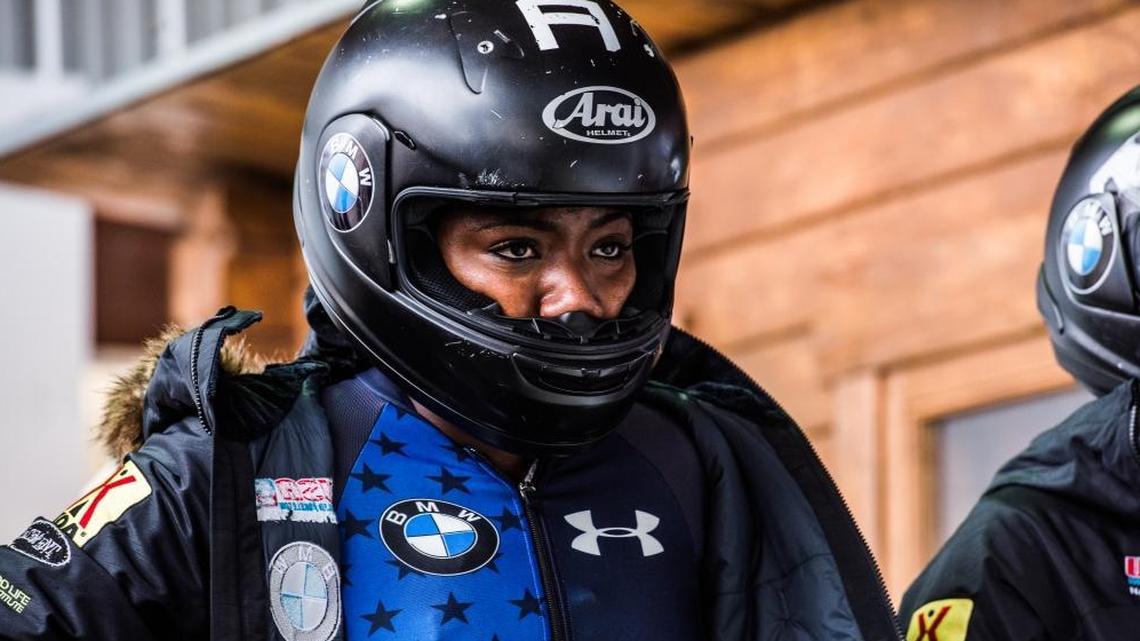 Briauna Jones, a former UNC Charlotte track star, has been selected as an alternate on the U.S. women’s Olympic bobsled team